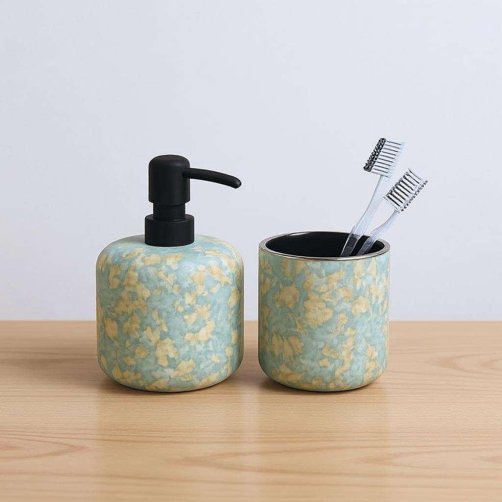 Wenko Felina Ceramic Bathroom Accessory Set 2 Pieces